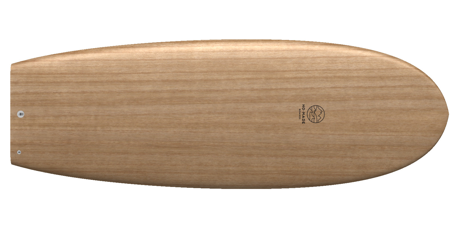 wooden surfboard