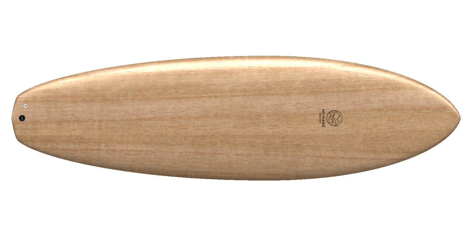 wooden surfboard