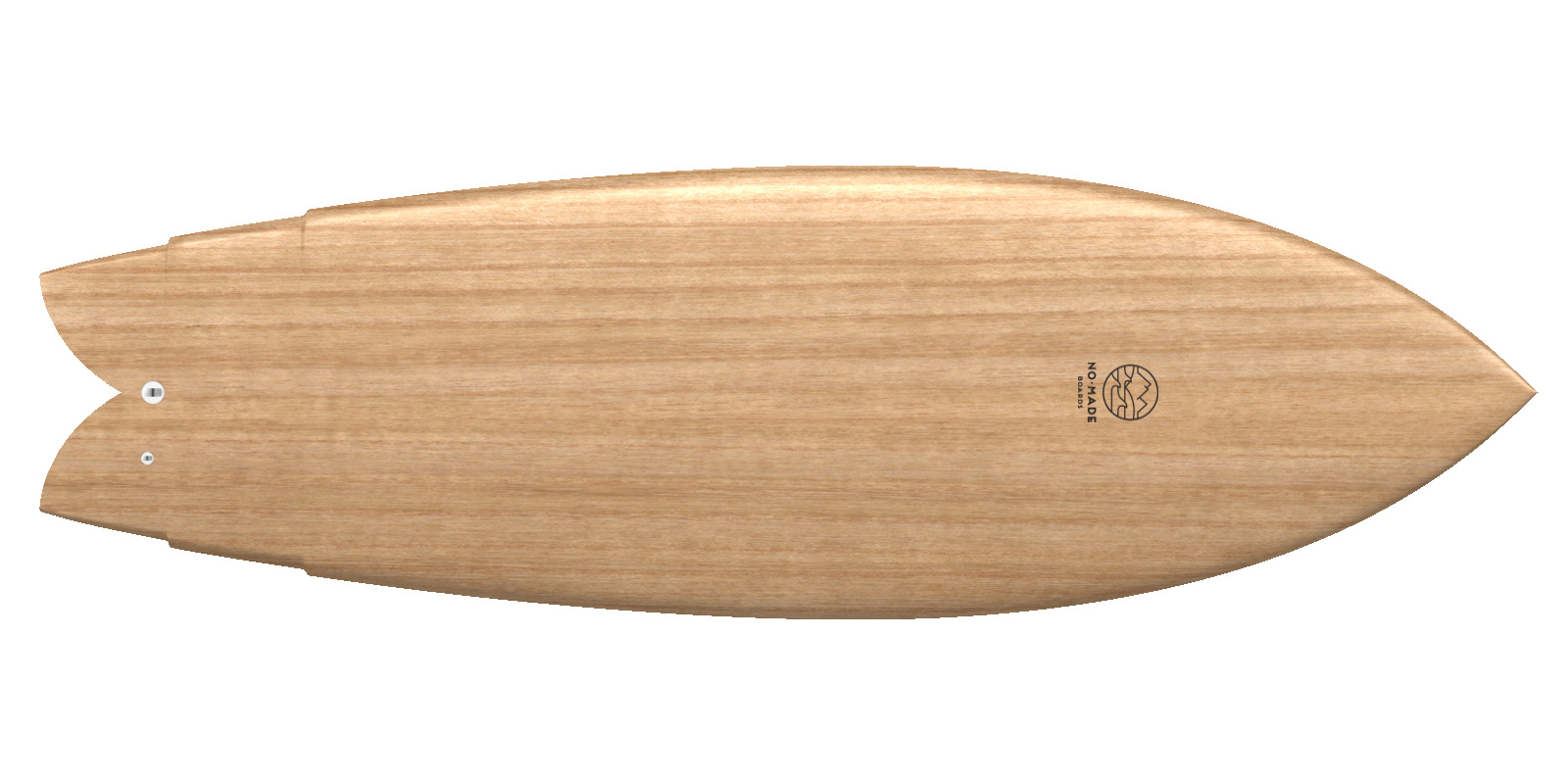 wooden surfboard