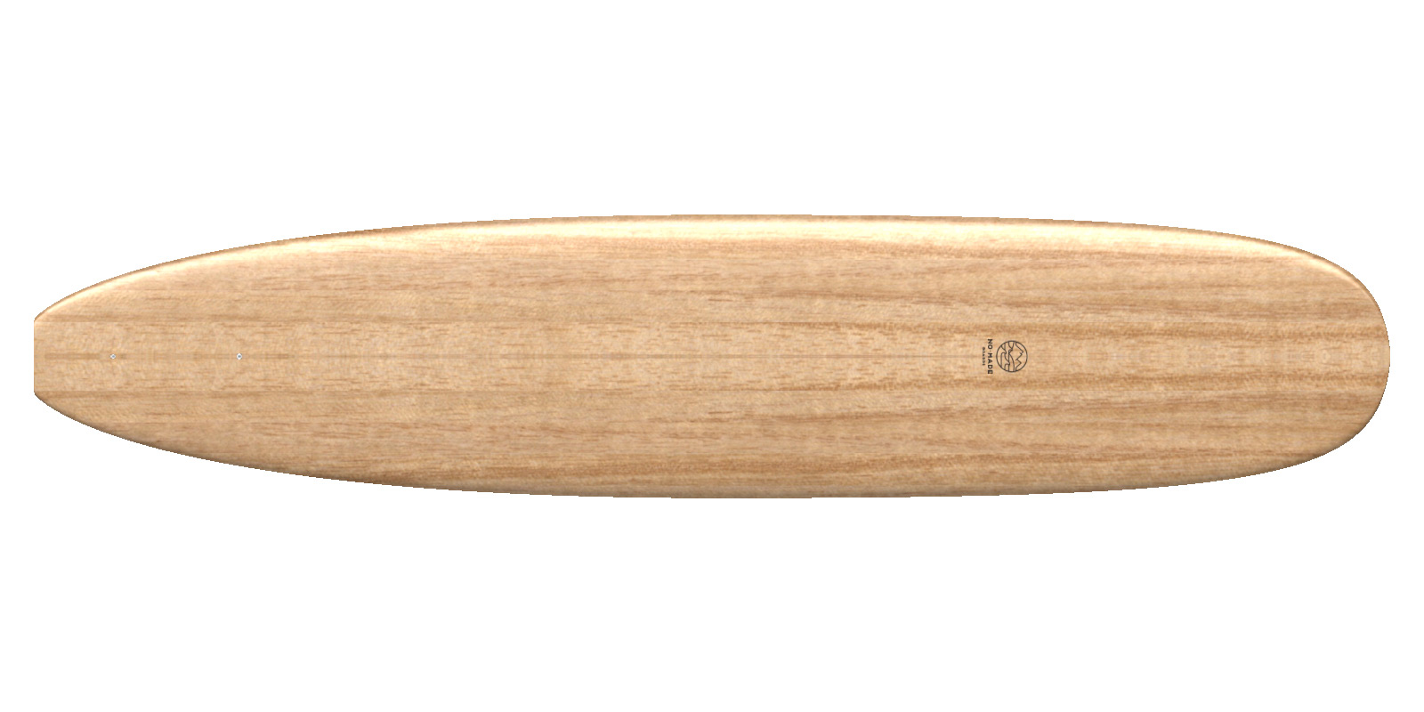 wooden longboard