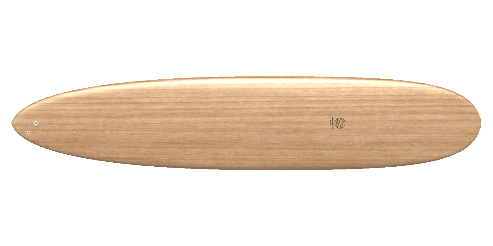 Wooden on sale longboard surfboard