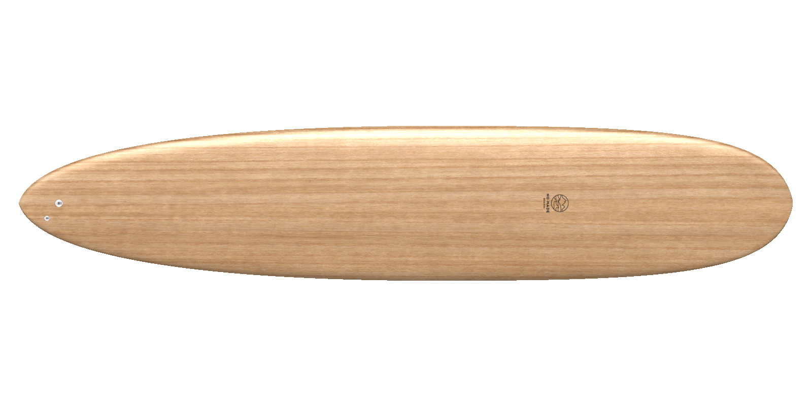 wooden surfboard