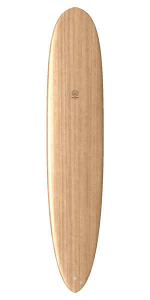 wooden longboard