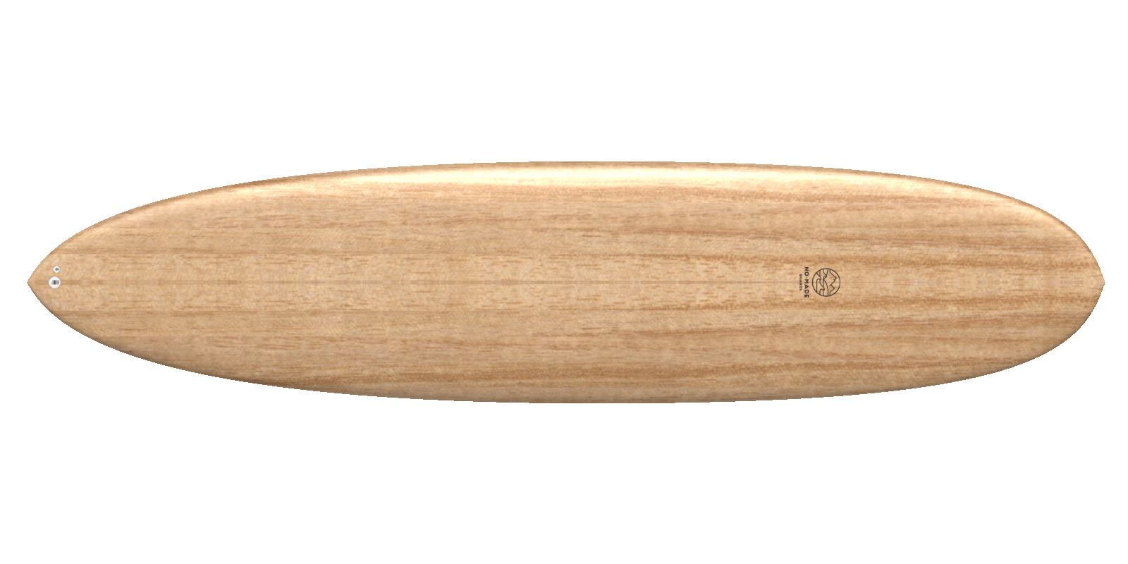 wooden surfboard